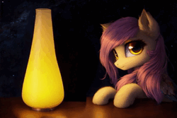 Size: 1152x768 | Tagged: safe, artist:zealousmagician, derpibooru import, machine learning assisted, machine learning generated, stable diffusion, oc, unnamed oc, unofficial characters only, insect, moth, mothpony, original species, pony, ai content, animated, blurry background, bow, brown eyes, derpibooru exclusive, ear bow, female, fluffy, folded wings, generator:purplesmart.ai, image, indoors, lamp, looking at you, mare, pink mane, smiling, solo, stars, table, webm, window, wings, yellow eyes
