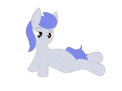 Size: 4000x3000 | Tagged: safe, artist:polynya, oc, unnamed oc, unofficial characters only, earth pony, pony, bedroom eyes, earth pony oc, image, looking down, male, png, prone, simple background, smiling, solo, stallion, transparent background