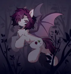 Size: 2000x2100 | Tagged: safe, artist:crimmharmony, derpibooru import, oc, oc:crimm harmony, bat pony, bat wings, flying, image, looking at you, male, night, png, simple background, solo, spread wings, wings