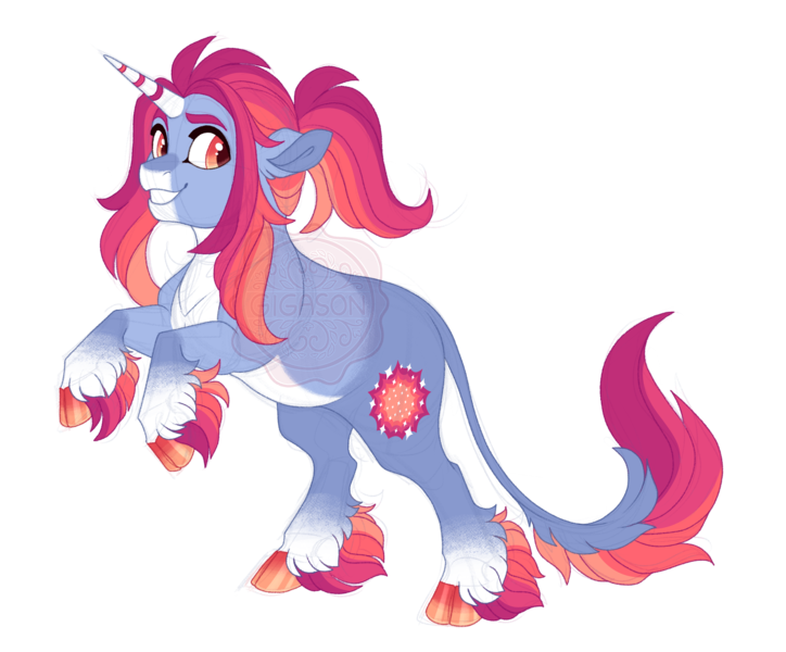 Size: 3500x2900 | Tagged: safe, artist:gigason, derpibooru import, oc, oc:grand finale, pony, unicorn, cloven hooves, female, image, mare, png, simple background, solo, transparent background