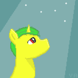 Size: 512x512 | Tagged: safe, artist:valuable ashes, derpibooru import, oc, oc:technical writings, unofficial characters only, pony, unicorn, animated, blinking, gif, image, pixel art, solo