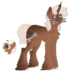 Size: 1000x1000 | Tagged: safe, artist:kazmuun, derpibooru import, silver spanner, pony, image, mouth hold, png, simple background, solo, transparent background, wrench