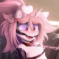 Size: 1722x1722 | Tagged: source needed, suggestive, artist:kebchach, derpibooru import, oc, unofficial characters only, pony, bondage, bound and gagged, chains, chest fluff, clothes, collar, cropped porn, drool, evening gloves, female, gag, gloves, image, jpeg, latex, latex gloves, long gloves