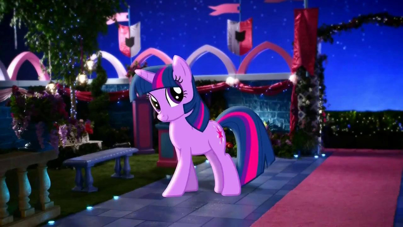 Size: 1000x562 | Tagged: safe, derpibooru import, twilight sparkle, unicorn, commercial, crystal princess celebration, image, jpeg, real life background, unicorn twilight