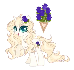 Size: 1920x1830 | Tagged: safe, artist:gloriaartist, derpibooru import, pony, unicorn, female, flower, flower in hair, image, mare, png, simple background, solo, transparent background