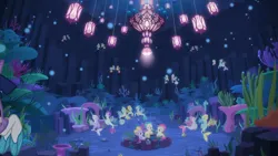 Size: 1920x1080 | Tagged: safe, derpibooru import, screencap, laguna, terramar, twilight sparkle, twilight sparkle (alicorn), unnamed character, alicorn, pony, seapony (g4), surf and/or turf, aestuarium, bubble, cerulean kingfisher, coral, coral dust, coral sunburst, crepuscular rays, discovery family, discovery family logo, dorsal fin, drizzling sky, female, fin, fin wings, fins, flowing tail, flush typhoon, g4, glow, high res, image, lavender breeze, logo, looking at each other, looking at someone, male, mare, misty shores, morning horizon, ocean, ocean mist, offscreen character, orchid breeze, png, poppy seagrass, seaquestria, seaweed, smiling, stratus gypsum, sundown horizon, swimming, tail, tropical sand, underwater, water, wind storm, wings