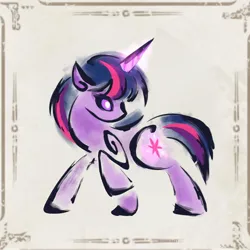 Size: 2000x2000 | Tagged: safe, artist:coolaise21, derpibooru import, twilight sparkle, pony, unicorn, female, image, jpeg, monster hunter, monster hunter rise, solo, unicorn twilight