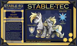 Size: 2500x1500 | Tagged: safe, artist:starcasteclipse, derpibooru import, oc, oc:gallantheart, oc:valorheart, unofficial characters only, bat pony, fallout equestria, bat pony oc, bat wings, female, image, male, png, siblings, wings