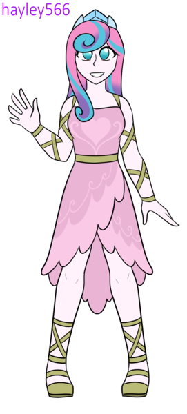 Size: 1286x2852 | Tagged: safe, artist:hayley566, derpibooru import, princess flurry heart, equestria girls, belt, clothes, commission, crown, cute, dress, equestria girls-ified, female, flurrybetes, grin, image, jewelry, older, older flurry heart, png, regalia, sandals, simple background, smiling, solo, teenager, transparent background, waving