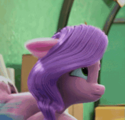 Size: 549x527 | Tagged: safe, derpibooru import, screencap, pipp petals, pegasus, pony, g5, my little pony: make your mark, spoiler:my little pony: make your mark chapter 4, spoiler:myms04e02, animated, cropped, female, gif, image, mare, my little pony: make your mark chapter 4, top remodel
