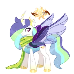 Size: 2000x2000 | Tagged: safe, artist:dixieadopts, derpibooru import, oc, oc:atlas, changepony, hybrid, image, interspecies offspring, male, offspring, parent:princess celestia, parent:thorax, parents:thoralestia, png, simple background, solo, transparent background