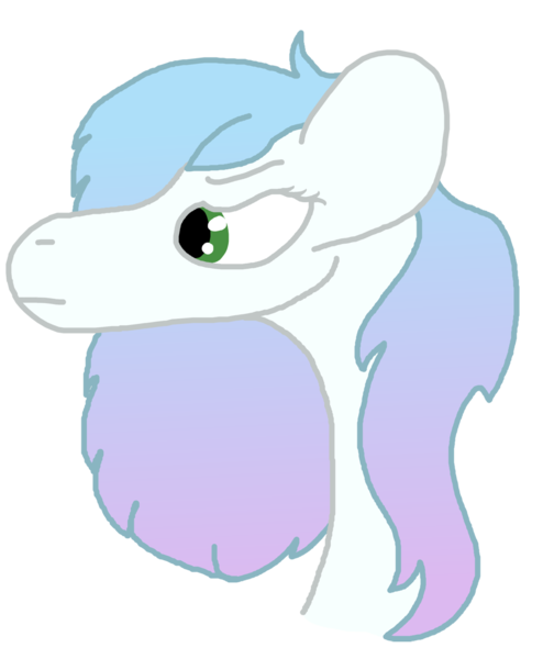 Size: 1320x1604 | Tagged: safe, artist:polofastter, derpibooru import, oc, oc:vorepone, unofficial characters only, bust, gradient mane, green eyes, image, png, simple background, transparent background