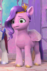 Size: 620x946 | Tagged: safe, derpibooru import, screencap, pipp petals, pegasus, pony, g5, my little pony: make your mark, spoiler:my little pony: make your mark chapter 4, spoiler:myms04e03, animated, bleh, cropped, female, gif, image, mare, my little pony: make your mark chapter 4, the jinxie games, tongue out
