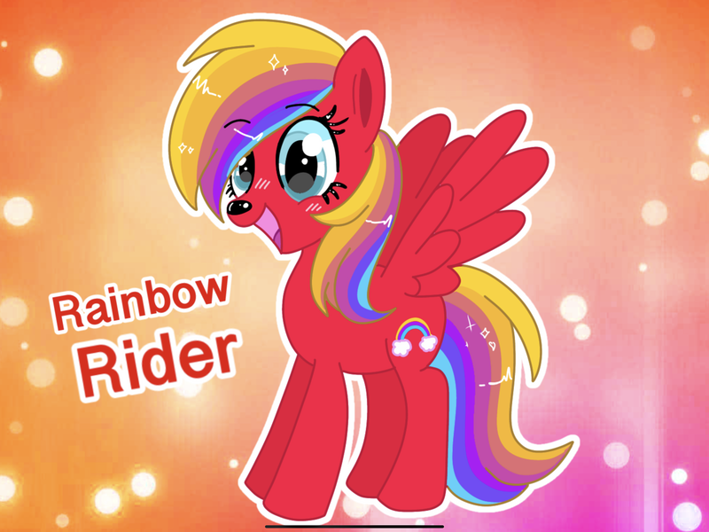 Size: 2732x2048 | Tagged: safe, artist:mlpcartel, derpibooru import, oc, oc:rainbow rider, unofficial characters only, fanart, image, png