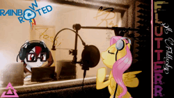 Size: 1280x720 | Tagged: safe, artist:hollowzero, artist:rina-chan, derpibooru import, oc, oc:aoshi, earth pony, pegasus, pony, unicorn, 2013, absurd file size, animated, artifact, balloon party, brony music, downloadable content, female, headphones, image, kira buckland, link in description, lyrics in the description, mare, music, nostalgia, old art, rapping, recording studio, rina-chan, video, waveform, webm, youtube, youtube link, youtube video