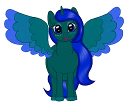 Size: 1029x848 | Tagged: safe, derpibooru import, oc, oc:dusklight blossom, alicorn, alicorn oc, fat, horn, image, png, spread wings, wings