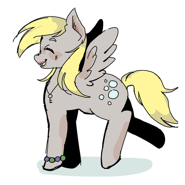 Size: 1280x1280 | Tagged: safe, artist:ghostbbee, derpibooru import, derpy hooves, pegasus, pony, eyes closed, image, jpeg, simple background, smiling, solo, spread wings, white background, wings