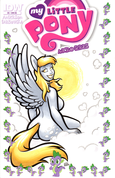 Size: 987x1525 | Tagged: suggestive, artist:retrostarling, derpibooru import, derpy hooves, spike, anthro, dragon, pegasus, pony, ass, breasts, bubble butt, busty derpy hooves, butt, complete nudity, derp, female, grin, human facial structure, image, jpeg, looking at you, looking back, looking back at you, mare, nudity, sideboob, sitting, smiling, smiling at you, solo, solo female, spread wings, wings