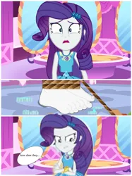 Size: 1024x1366 | Tagged: safe, artist:redyoshi1992, derpibooru import, rarity, human, equestria girls, angry, barefoot, bondage, crossed arms, feet, female, fetish, foot fetish, foot focus, giantess, image, jpeg, macro, rope, shocked, tied up, toenails, toes