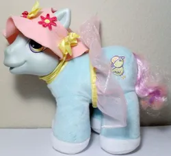 Size: 471x427 | Tagged: safe, derpibooru import, earth pony, pony, g3, baby, baby pony, clothes, hat, image, jpeg, misty mornings, skirt, toy