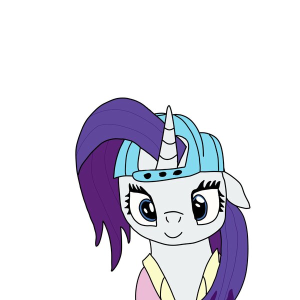 Size: 2048x2048 | Tagged: safe, artist:mlpisthebestshow36, derpibooru import, rarity, pony, unicorn, alternate hairstyle, backwards ballcap, baseball cap, cap, disguise, hat, image, jpeg, plainity, simple background, solo, white background