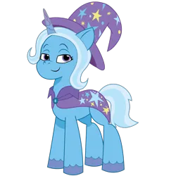 Size: 1200x1200 | Tagged: safe, artist:prixy05, derpibooru import, trixie, pony, unicorn, g5, my little pony: tell your tale, g4, g4 to g5, generation leap, hat, image, png, simple background, solo, transparent background, vector