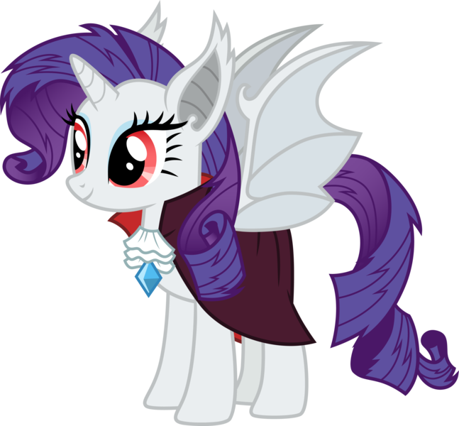Size: 3233x3000 | Tagged: safe, artist:cloudy glow, derpibooru import, idw, rarity, alicorn, bat pony, bat pony alicorn, pony, night of the living apples, bat ponified, bat wings, clothes, female, gameloft, high res, horn, idw showified, image, mare, png, race swap, raribat, red eyes, simple background, solo, transparent background, wings