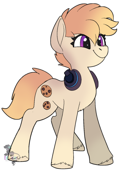 Size: 838x1200 | Tagged: safe, artist:brainiac, derpibooru import, oc, oc:cookie malou, earth pony, pony, art fight, female, image, mare, png, simple background, solo, transparent background