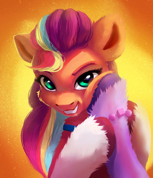 Size: 1186x1378 | Tagged: safe, artist:itssim, derpibooru import, izzy moonbow, sunny starscout, earth pony, pony, unicorn, g5, bracelet, friendship bracelet, image, jewelry, jpeg, simple background, unshorn fetlocks