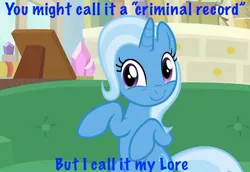 Size: 1534x1057 | Tagged: safe, derpibooru import, edit, edited screencap, screencap, trixie, pony, unicorn, a horse shoe-in, book, couch, female, image, jpeg, mare, meme, solo, starlight's office, text