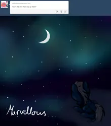 Size: 1280x1464 | Tagged: safe, artist:ask-fleetfoot, derpibooru import, fleetfoot, pony, ask-fleetfoot, cloud, image, lying down, moon, night, png, prone, solo