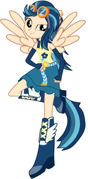 Size: 640x1292 | Tagged: safe, artist:ajosterio, derpibooru import, indigo zap, equestria girls, image, png, solo