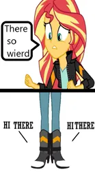 Size: 450x808 | Tagged: safe, artist:ewie2002, derpibooru import, sunset shimmer, equestria girls, image, png, simple background, solo, talking shoes, white background