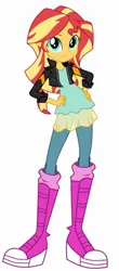 Size: 841x1920 | Tagged: safe, artist:conorlordofcreation, derpibooru import, sunset shimmer, equestria girls, clothes, converse, image, jpeg, shoes