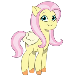 Size: 1800x1800 | Tagged: safe, artist:prixy05, derpibooru import, fluttershy, pegasus, pony, g5, my little pony: tell your tale, g4, g4 to g5, generation leap, image, png, simple background, solo, transparent background, vector