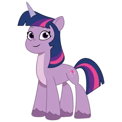 Size: 1800x1800 | Tagged: safe, artist:prixy05, derpibooru import, twilight sparkle, pony, unicorn, g5, my little pony: tell your tale, g4, g4 to g5, generation leap, image, png, simple background, solo, transparent background, unicorn twilight, vector