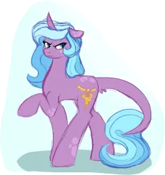 Size: 677x713 | Tagged: safe, artist:gammanullzero, derpibooru import, idw, radiant hope, pony, unicorn, februpony, image, leonine tail, partially transparent background, png, solo, tail