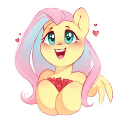 Size: 1036x1048 | Tagged: safe, artist:melodylibris, derpibooru import, fluttershy, pegasus, pony, blushing, bust, crying, cute, daaaaaaaaaaaw, female, floating heart, heart, human shoulders, image, jpeg, mare, open mouth, open smile, shyabetes, simple background, smiling, solo, tears of joy, white background