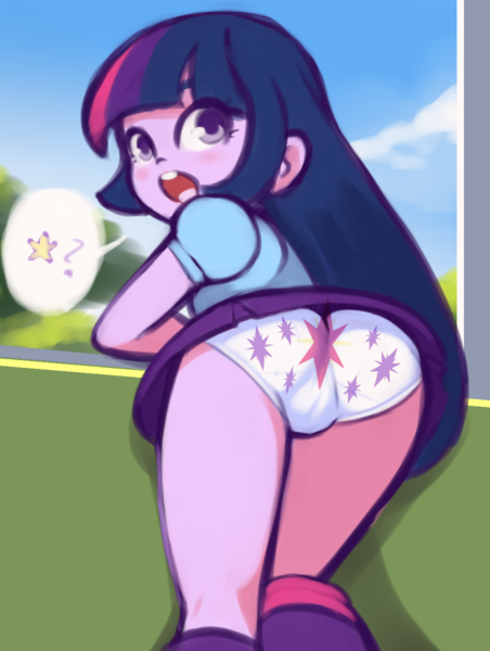 Size: 903x1200 | Tagged: suggestive, artist:drantyno, banned from derpibooru, twilight sparkle, equestria girls, butt, child, clothes, female, image, lolicon, panties, png, twibutt, underage, underwear, young, younger