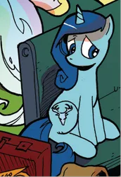 Size: 318x461 | Tagged: safe, artist:andypriceart, derpibooru import, idw, unnamed character, unnamed pony, pony, unicorn, chaos theory (arc), spoiler:comic, spoiler:comic50, accord (arc), conclusion: and chaos into the order came, image, png, sad