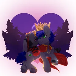 Size: 2500x2500 | Tagged: safe, alternate version, artist:medkit, derpibooru import, oc, oc:mb midnight breeze, oc:se solar eclipse, unofficial characters only, pegasus, pony, adam's apple, black and red mane, blue light, blue mane, blue tail, boop, chest fluff, clothes, colored eyelashes, colored hooves, colored pupils, colored sketch, colored wings, commission, complex background, crescent moon, crown, crystal, duo, duo male and female, ear fluff, ears up, eye clipping through hair, eyebrows, eyebrows visible through hair, eyelashes, feathered wings, female, folded wings, glow, gold, gray coat, green eyes, hair over one eye, heart shaped, high res, hoof fluff, hug, image, jewelry, lilac flowers, long mane, long tail, looking at each other, looking at someone, love, lying down, male, mantle, mare, moon, oc x oc, paint tool sai 2, pair, partially open wings, pegasus oc, png, pony oc, prince, princess, red light, regalia, shipping, short mane, short tail, silhouette, simple background, sketch, smiling, smiling at each other, socks, stallion, sternocleidomastoid, striped mane, striped socks, sunlight, sunset, tail, tiara, two toned mane, wall of tags, watch, white background, winghug, wings, wristwatch