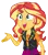 Size: 8962x10291 | Tagged: safe, artist:andoanimalia, derpibooru import, sunset shimmer, equestria girls, equestria girls series, so much more to me, clothes, cute, female, geode of empathy, image, jewelry, leather belt, leather vest, magical geodes, necklace, open smile, pink skirt, png, shoulderless shirt, simple background, skirt, solo, spikes, studs, transparent background, vector