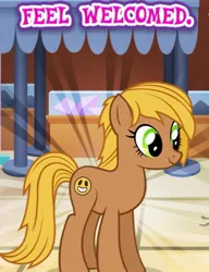 Size: 1079x1407 | Tagged: safe, derpibooru import, earth pony, pony, gameloft, image, jpeg, meme, my little pony: magic princess, wow! glimmer