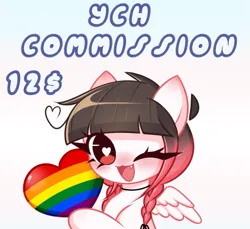 Size: 633x581 | Tagged: safe, artist:arwencuack, derpibooru import, oc, oc:arwencuack, pegasus, pony, advertisement, chibi, commission, commission info, cute, emotes, image, lgbt, png, solo, twitch, ych result, your character here