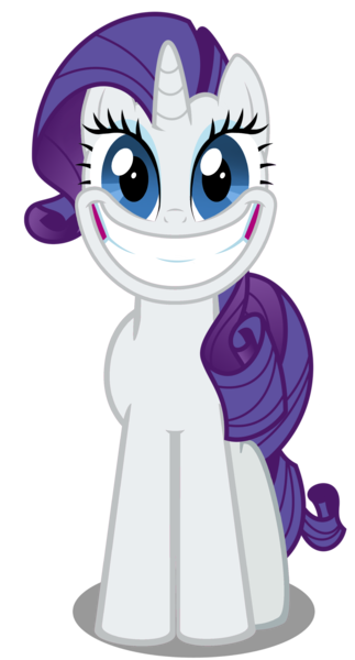 Size: 1868x3475 | Tagged: safe, artist:ryan1942, derpibooru import, edit, editor:oathcharm, vector edit, rarity, pony, unicorn, smile hd, big grin, big smile, faic, female, grin, high res, image, looking at you, mare, png, simple background, smiling, smiling at you, solo, transparent background, vector