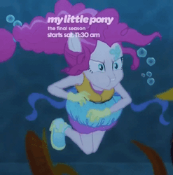 Size: 600x607 | Tagged: safe, derpibooru import, screencap, pinkie pie, equestria girls, equestria girls series, spring breakdown, spoiler:eqg series (season 2), animated, blowing bubbles, bubble, cute, diapinkes, female, gif, gurgling, image, ponied up, puffy skirt, solo, super ponied up, underwater, water