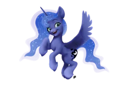 Size: 2360x1640 | Tagged: safe, artist:reececup11, derpibooru import, princess luna, alicorn, pony, g5, my little pony: a new generation, my little pony: make your mark, my little pony: the movie, female, g4, g4 to g5, generation leap, image, mare, png, royalty, simple background, solo, solo female, spread wings, transparent background, wings