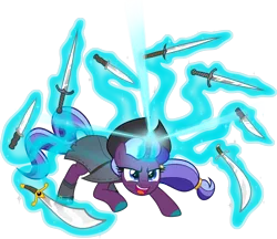 Size: 3600x3115 | Tagged: safe, artist:earth_pony_colds, derpibooru import, oc, oc:black kraken pearl, unofficial characters only, unicorn, cutlass, hat, image, magic, pirate, png, show accurate, simple background, solo, sword, telekinesis, transparent background, weapon