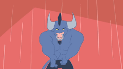 Size: 1280x720 | Tagged: safe, artist:kanashiipanda, derpibooru import, iron will, ponified, minotaur, pony, 2013, animated, artifact, dancing, downloadable, downloadable content, frame by frame, free!, image, link in description, male, music, nose piercing, nose ring, nostalgia, parody, piercing, septum piercing, solo, webm, youtube, youtube link, youtube video