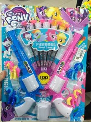 Size: 302x403 | Tagged: safe, derpibooru import, applejack, fluttershy, pinkie pie, rainbow dash, rarity, twilight sparkle, twilight sparkle (alicorn), alicorn, earth pony, pegasus, pony, unicorn, bootleg, chinese text, engrish, female, filly, filly rarity, gun, handgun, image, mane six, mare, moon runes, movie accurate, png, revolver, toy, toy gun, wat, weapon, younger